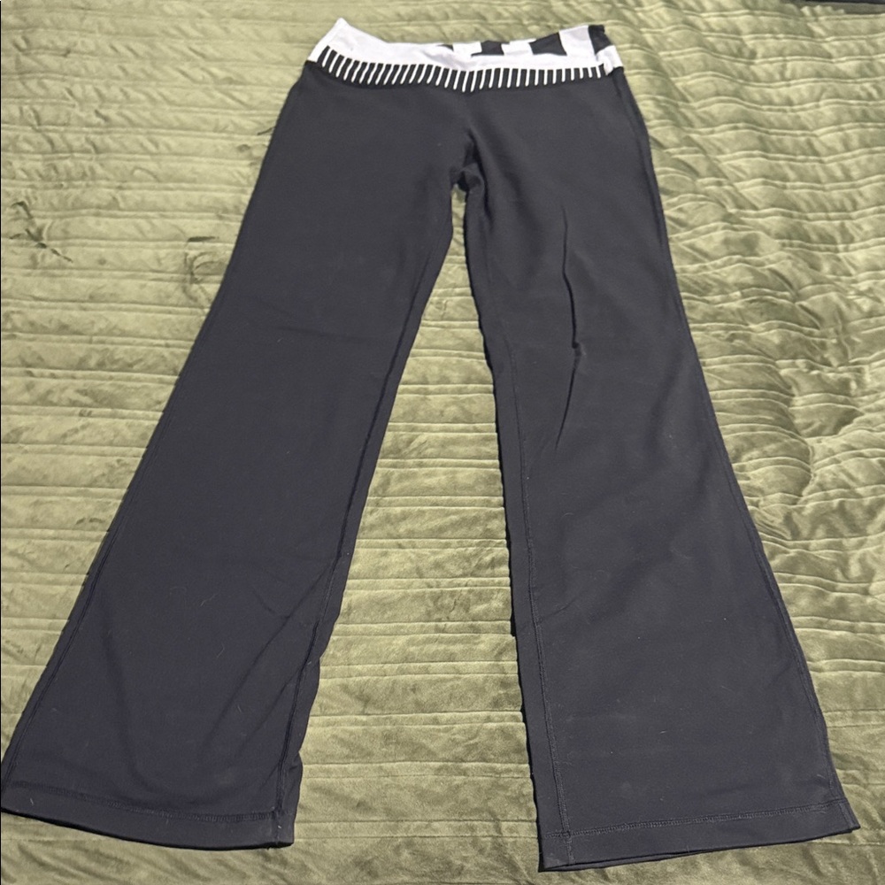 Lululemon Athletica Black Flared Leggings